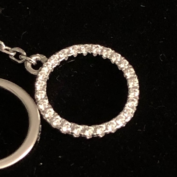 ❤️Sterling Silver/CZ dangle earrings - Picture 2 of 2